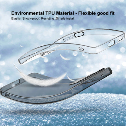 For iPhone 14 Pro imak UX-5 Series Shockproof TPU Protective Phone Case(Transparent) by imak