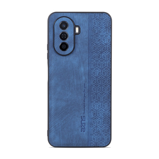 For Huawei Enjoy 50 / nova Y70 AZNS 3D Embossed Skin Feel Phone Case(Sapphire Blue) by AZNS