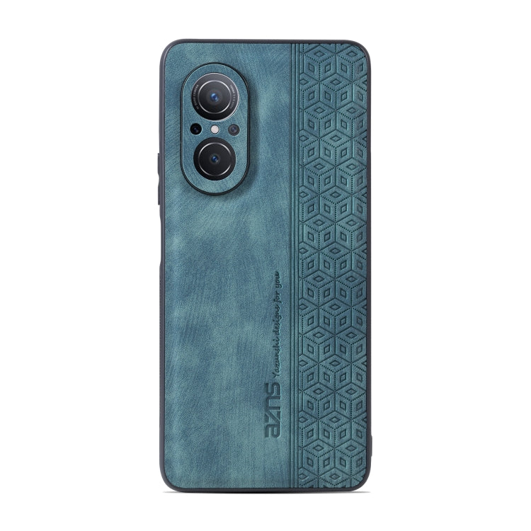 For Huawei nova 9 SE / Honor 50 SE AZNS 3D Embossed Skin Feel Phone Case(Dark Green) by AZNS