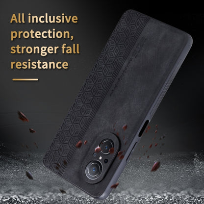 For Huawei nova 9 SE / Honor 50 SE AZNS 3D Embossed Skin Feel Phone Case(Sapphire Blue) by AZNS