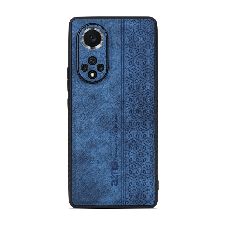 For Honor 50 Pro / Huawei nova 9 Pro AZNS 3D Embossed Skin Feel Phone Case(Sapphire Blue) by AZNS