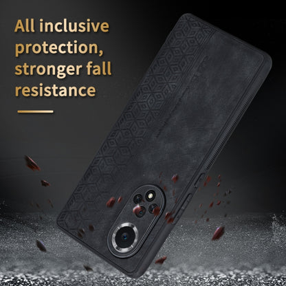 For Honor 50 Pro / Huawei nova 9 Pro AZNS 3D Embossed Skin Feel Phone Case(Purple) by AZNS