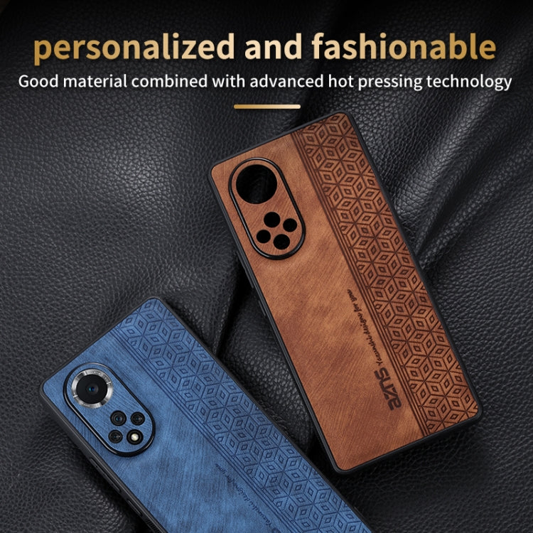 For Honor 50 Pro / Huawei nova 9 Pro AZNS 3D Embossed Skin Feel Phone Case(Dark Green) by AZNS