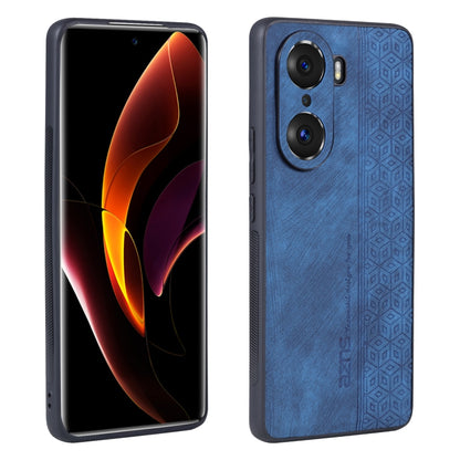 For Honor 60 AZNS 3D Embossed Skin Feel Phone Case(Sapphire Blue) by AZNS