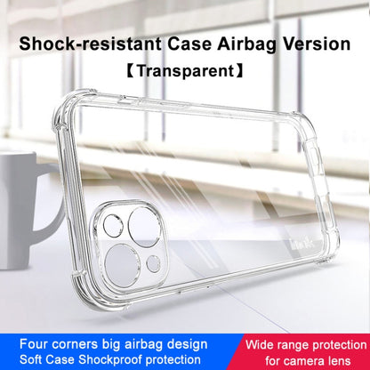 For iPhone 14 imak Shockproof Airbag TPU Phone Case(Transparent) by imak