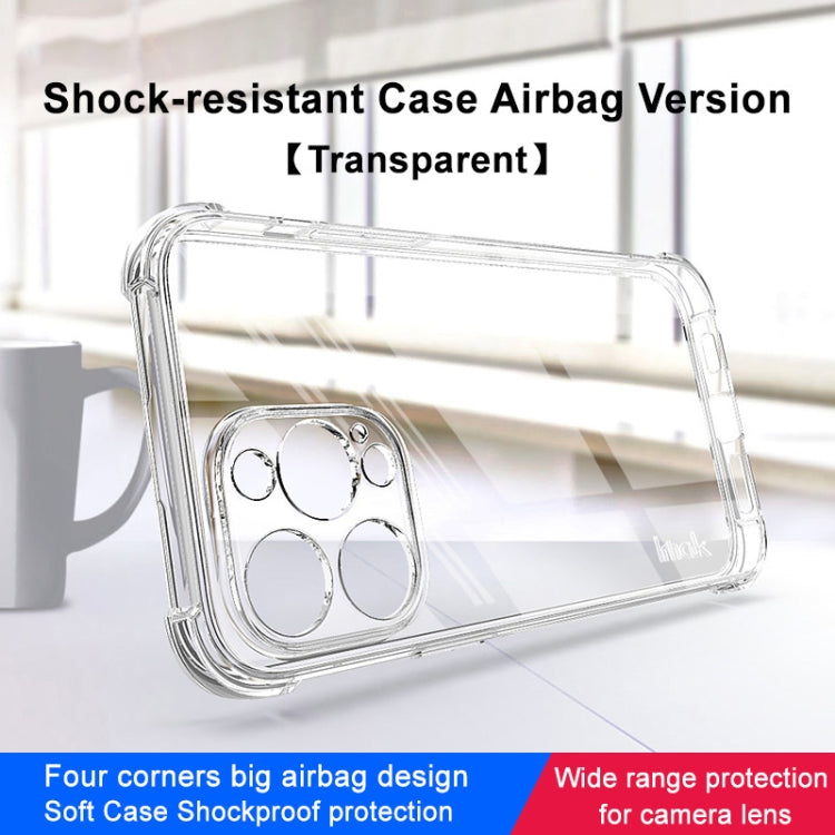 For iPhone 14 Pro Max imak Shockproof Airbag TPU Phone Case(Transparent) by imak