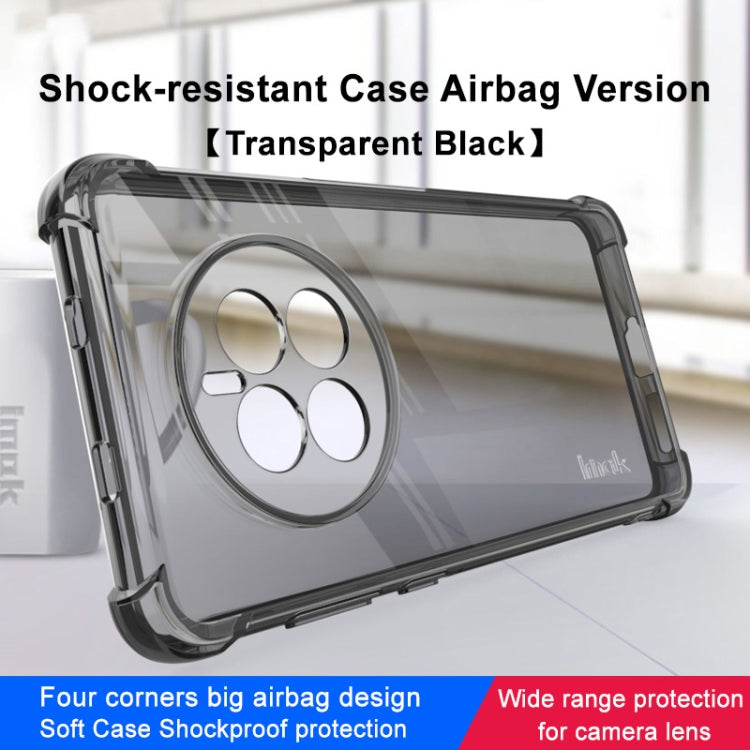 For Huawei Mate 50 imak Shockproof Airbag TPU Phone Case(Transparent Black) by imak