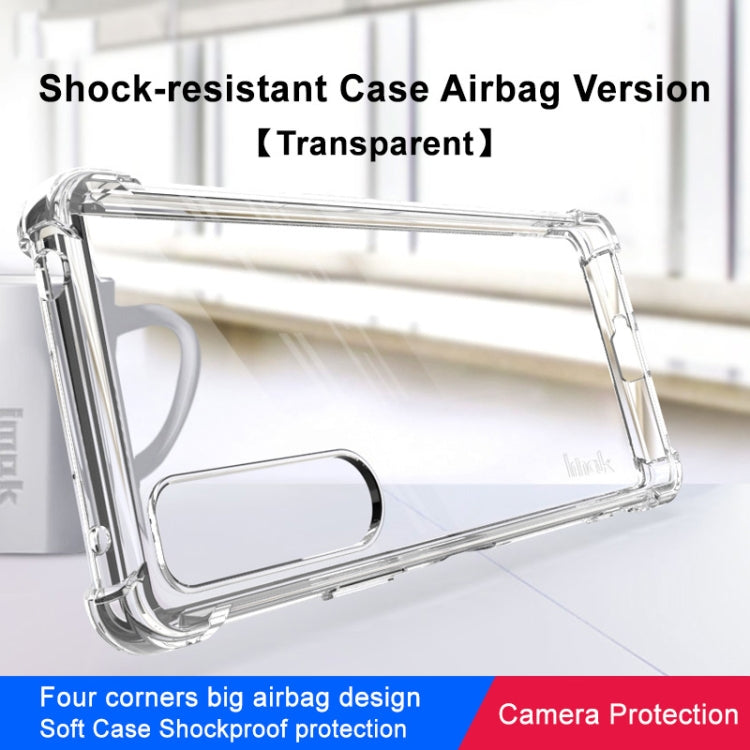 For Sony Xperia 5 IV imak Shockproof Airbag TPU Phone Case(Transparent) by imak