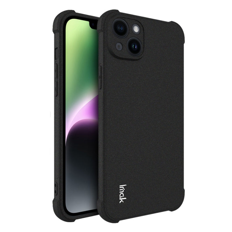 For iPhone 14 imak Shockproof Airbag TPU Phone Case(Matte Black) by imak