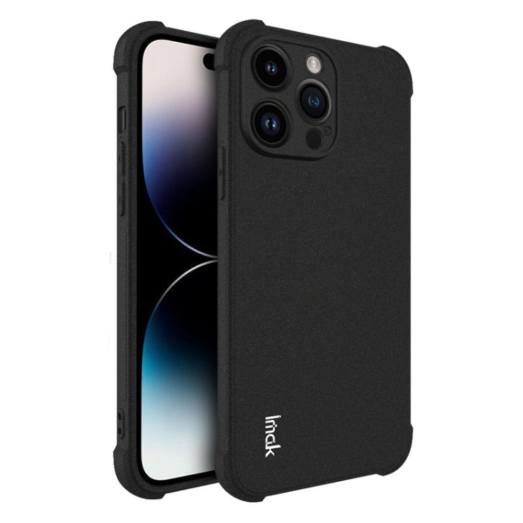 For iPhone 14 Pro imak Shockproof Airbag TPU Phone Case(Matte Black) by imak