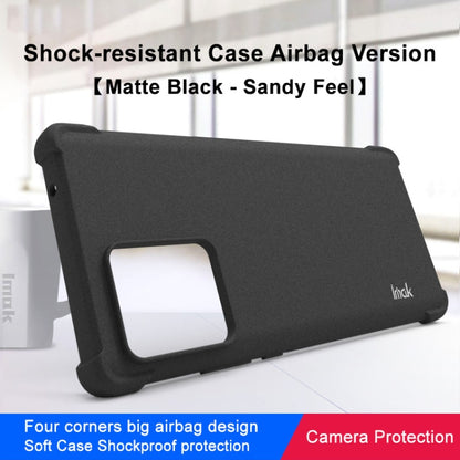 For Motorola Moto X30 Pro / Edge 30 Ultra imak Shockproof Airbag TPU Phone Case(Matte Black) by imak