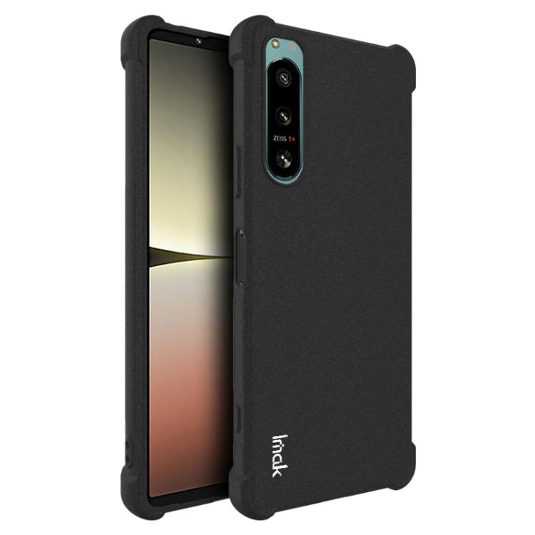 For Sony Xperia 5 IV imak Shockproof Airbag TPU Phone Case(Matte Black) by imak