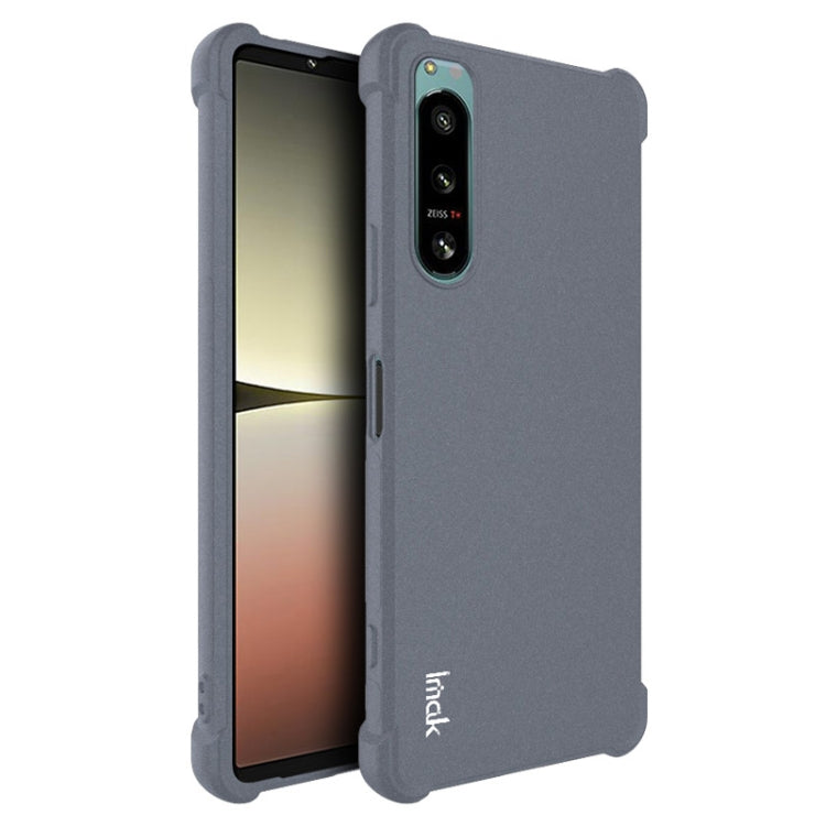 For Sony Xperia 5 IV imak Shockproof Airbag TPU Phone Case(Matte Grey) by imak