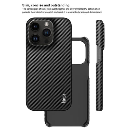 For iPhone 14 Pro Max IMAK Ruiyi Series Carbon Fiber PU + PC Phone Case by imak