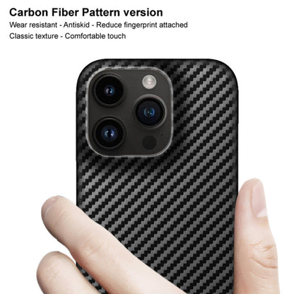 For iPhone 14 Pro IMAK Ruiyi Series Carbon Fiber PU + PC Phone Case by imak