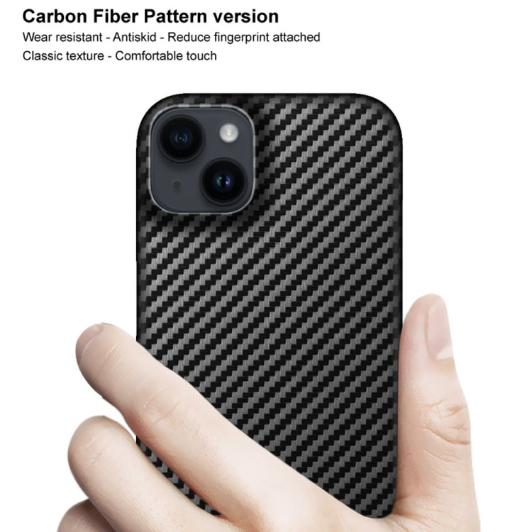For iPhone 14 IMAK Ruiyi Series Carbon Fiber PU + PC Phone Case by imak