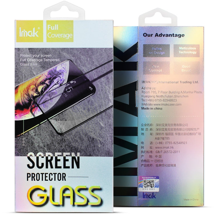 For iPhone 14 Pro Max IMAK 9H Surface Hardness Full Screen Tempered Glass Film Pro+ Series by imak