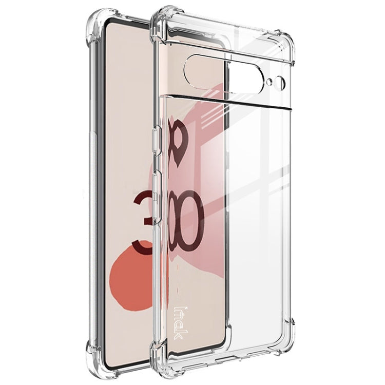 For Google Pixel 7 Pro imak Shockproof Airbag TPU Phone Case(Transparent) by imak