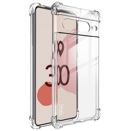 For Google Pixel 7 Pro imak Shockproof Airbag TPU Phone Case(Transparent) by imak