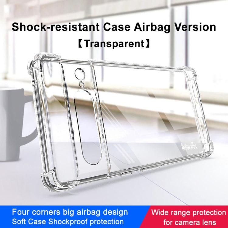For Google Pixel 7 Pro imak Shockproof Airbag TPU Phone Case(Transparent) by imak