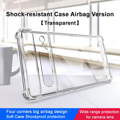 For Google Pixel 7 Pro imak Shockproof Airbag TPU Phone Case(Transparent) by imak