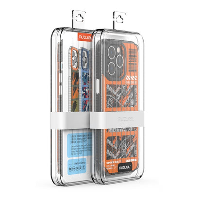 For iPhone 14 Pro Mutural Camouflage Series Phone Case(Orange) by Mutural