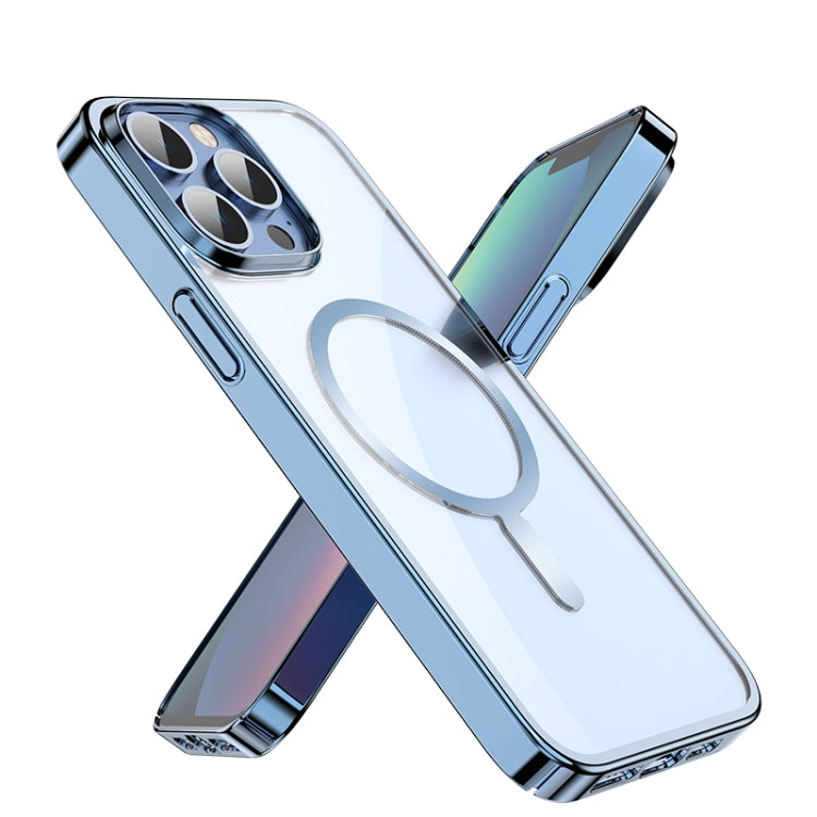 For iPhone 14 Mutural Jing Shuo Series Magsafe Phone Case(Pink) by Mutural