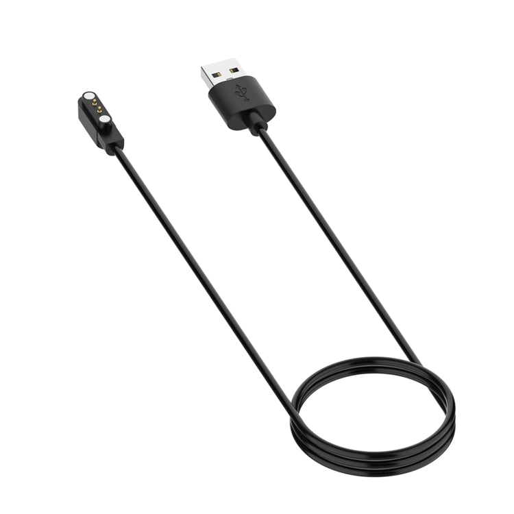 For Realme TechLife Watch Watch Magnetic Charging Cable Length: 1.2m(Black) by bashfashion