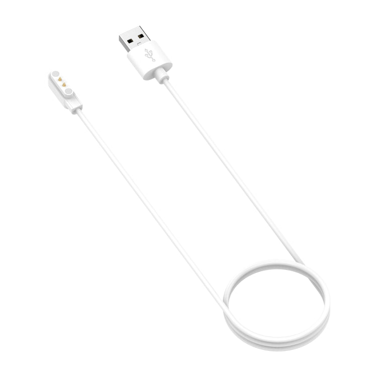 For Realme TechLife Watch Watch Magnetic Charging Cable Length: 1.2m(White) by bashfashion
