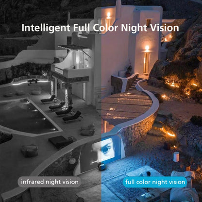 A18 4MP HD Wireless WiFi Smart Surveillance Camera, Specification:EU Plug by bashfashion