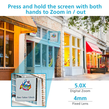 A18 8MP HD Wireless WiFi Smart Surveillance Camera, Specification:UK Plug by bashfashion