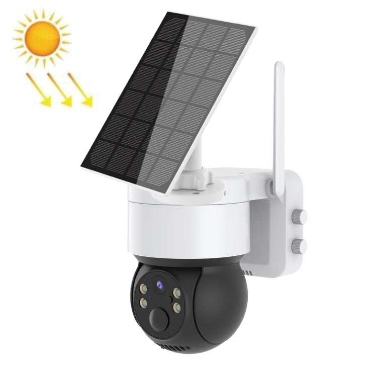 T34 2MP HD IP66 Waterproof Wireless WiFi Solar Camera(Black) by bashfashion