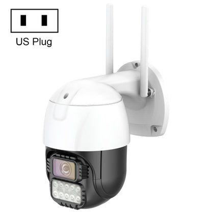 QX67 3MP Humanoid Recognition AI Alarm WiFi Dome IP Camera, US Plug by bashfashion
