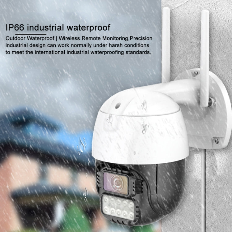 QX67 3MP Humanoid Recognition AI Alarm WiFi Dome IP Camera, AU Plug by bashfashion
