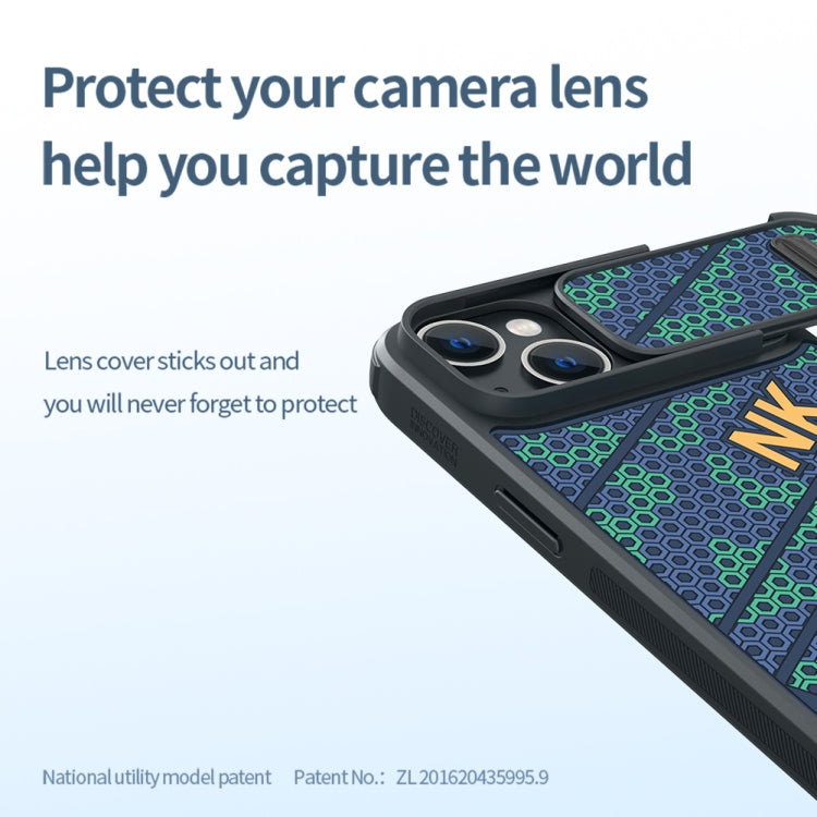 For iPhone 14 Plus NILLKIN 3D Lens Sliding Camera Phone Case by NILLKIN