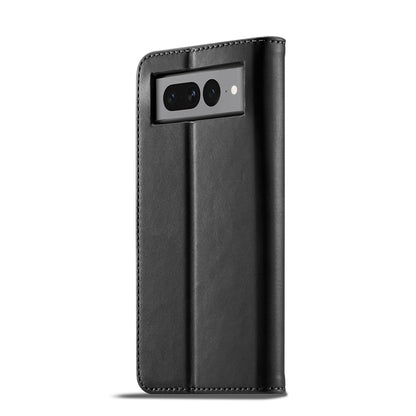 For Google Pixel 7 Pro LC.IMEEKE Calf Texture Horizontal Flip Leather Case(Black) by LC.IMEEKE