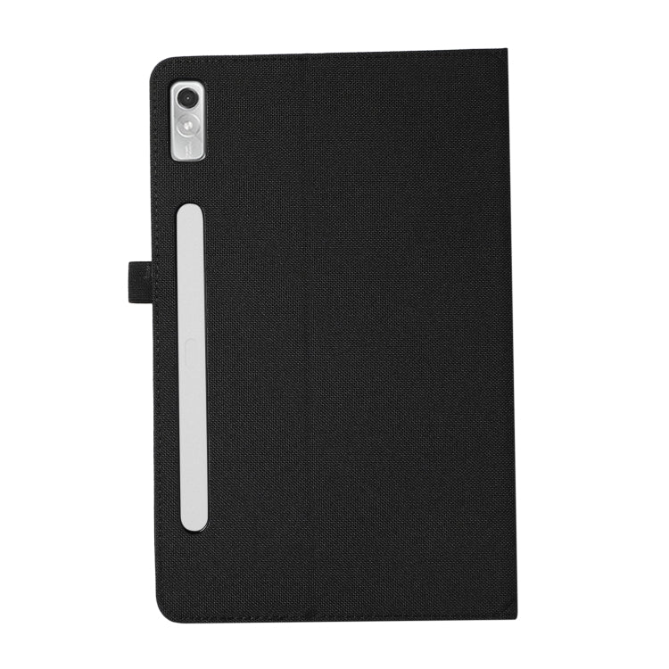 For Lenovo Tab P11 Pro Fabric Leather Tablet Case(Black) by bashfashion