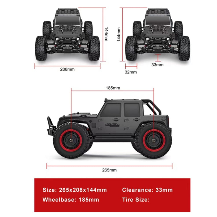 JJR/C 16103A 2.4G Wrangler Electric RC 4WD Off-road Vehicle(Black) by JJR/C