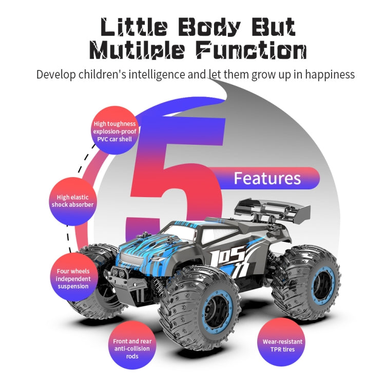 JJR/C Q105 2.4G RC Electric Climbing Off-Road Vehicle(Black Blue) by JJR/C