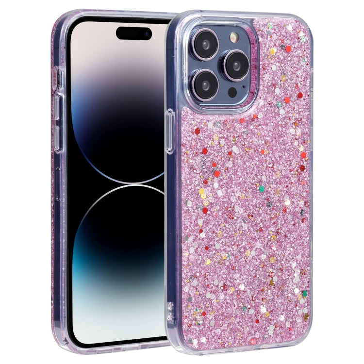 For iPhone 14 Pro Max DFANS DESIGN Starlight Shining TPU+PC Phone Case(Pink) by DFANS DESIGN