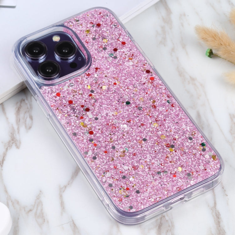 For iPhone 14 Pro Max DFANS DESIGN Starlight Shining TPU+PC Phone Case(Pink) by DFANS DESIGN