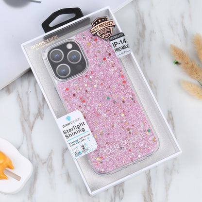 For iPhone 14 Pro Max DFANS DESIGN Starlight Shining TPU+PC Phone Case(Pink) by DFANS DESIGN