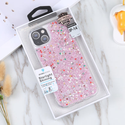 For iPhone 14 DFANS DESIGN Starlight Shining TPU+PC Phone Case(Pink) by DFANS DESIGN