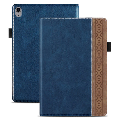 For iPad 2025 / 2022 Splicing Series Tablet PC Leather Case(Royal Blue) by bashfashion