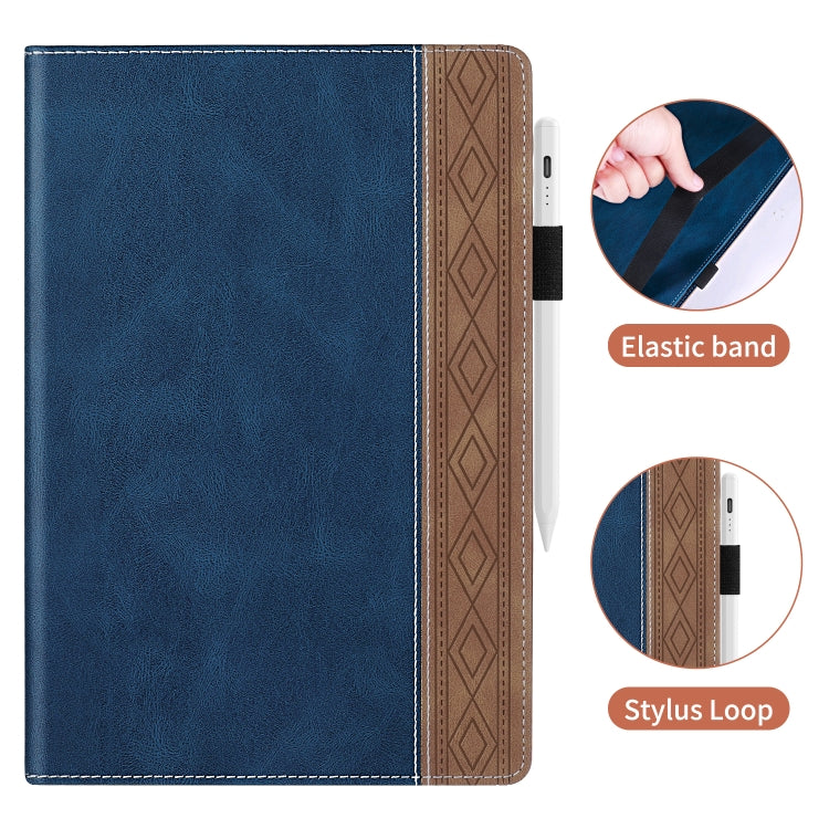 For iPad 2025 / 2022 Splicing Series Tablet PC Leather Case(Royal Blue) by bashfashion