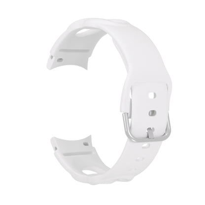 For Samsung Galaxy Watch 5 40mm / 44mm Hollowed Double Loop Silicone Watch Band(White) by bashfashion
