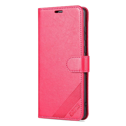 For Huawei Mate 50 Pro AZNS Sheepskin Texture Flip Leather Phone Case(Red) by AZNS