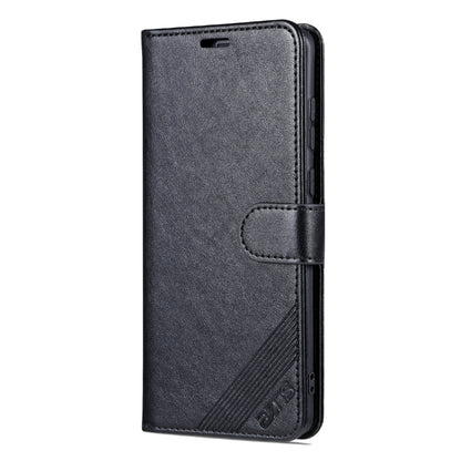 For Huawei Mate 50 Pro AZNS Sheepskin Texture Flip Leather Phone Case(Black) by AZNS