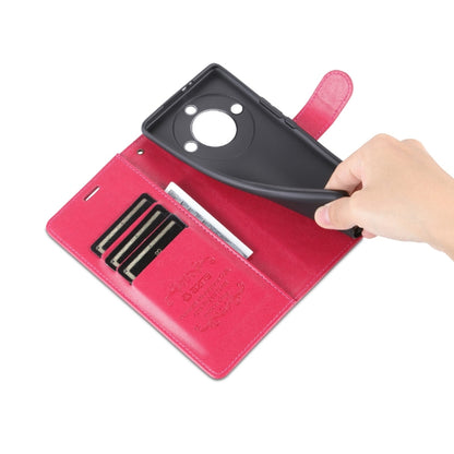 For Honor X40 AZNS Sheepskin Texture Flip Leather Phone Case(Red) by AZNS