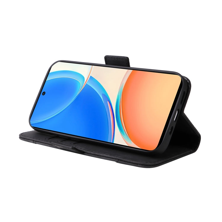 For Honor X8 5G / X6 BETOPNICE Dual-side Buckle Leather Phone Case(Black) by BETOPNICE